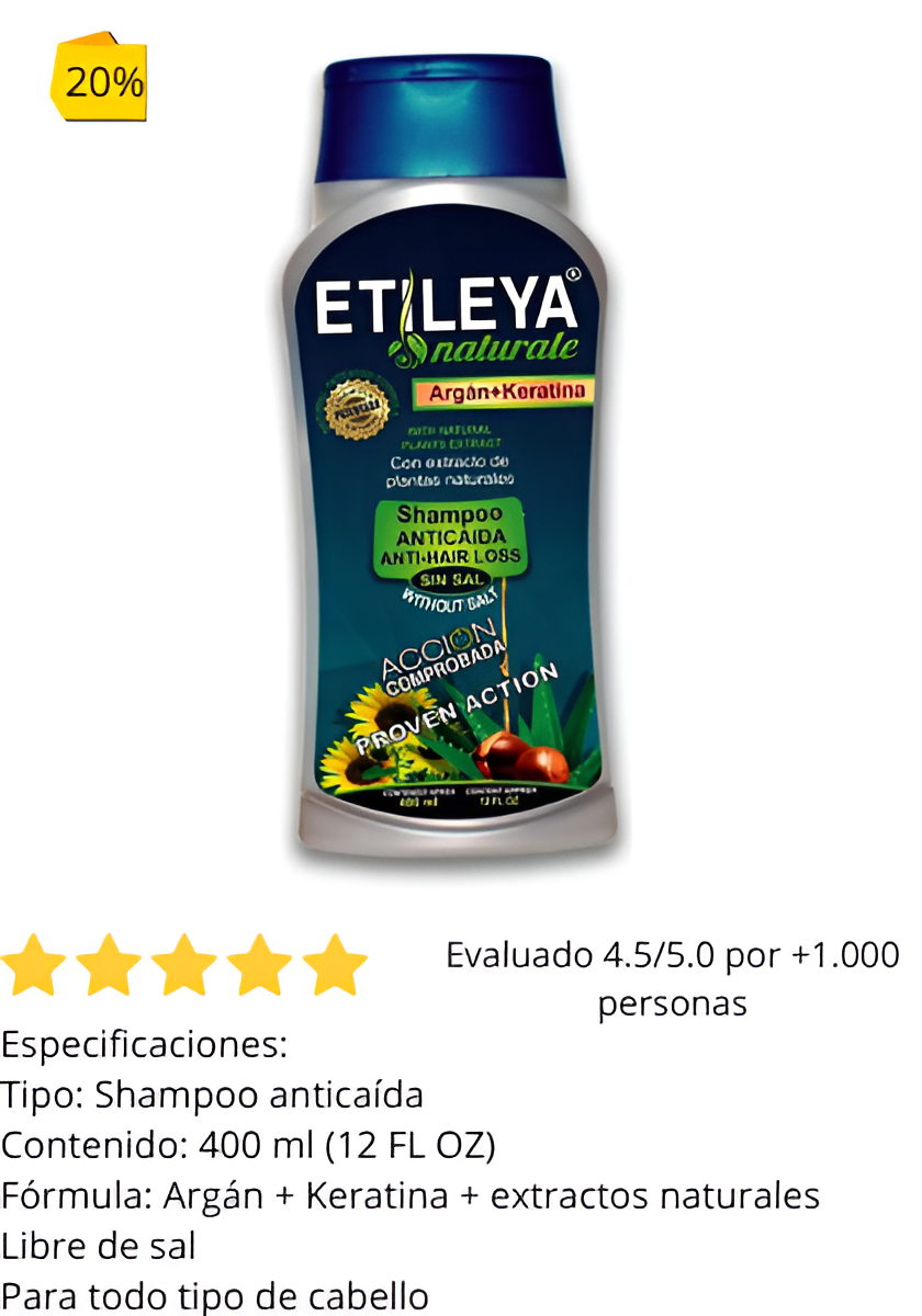 Shampoo etileya naturale