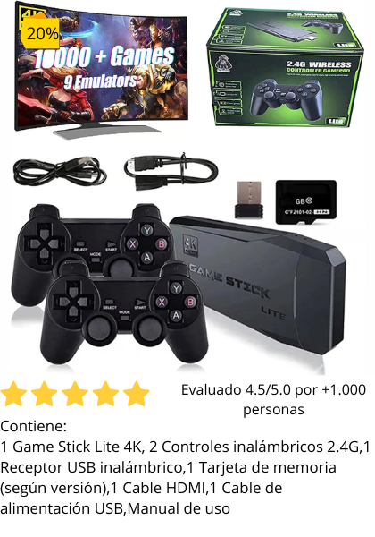 Game Stick 4K Retro Console®